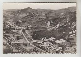 CPSM ROCHEMAURE (Ardèche) - Vue Générale Aérienne Au 1er Plan Le Quartier Des Fontaines - Rochemaure