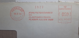 EMA METER FREISTEMPEL DANMARK ROSKILDE 1966 PLASTINDUSTRIEN PLASTIC - Franking Machines (EMA)