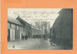 CPA -  Acheux  - Rue De Louvencourt   -  (Vers La Place ) - Acheux En Amienois