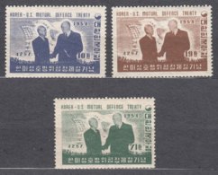 South Korea 1954 Mi#183-185 Mint Hinged - Corée Du Sud