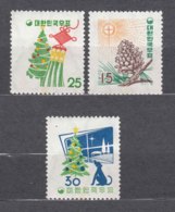 South Korea 1957 Mi#260-262 Mint Hinged - Corée Du Sud