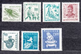 South Korea 1966 Mi#537-543 Mint Never Hinged - Korea, South