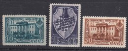 Russia USSR 1948 Mi#1292-1294 Mint Hinged - Ungebraucht