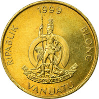 Monnaie, Vanuatu, 5 Vatu, 1999, British Royal Mint, TTB, Nickel-brass, KM:5 - Vanuatu