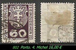 Portomarke Mi. Nr. 4 In Gebraucht - Geprüft - - Postage Due