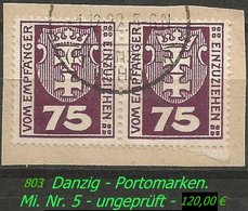 Portomarke Mi. Nr. 5 In Gebraucht - Geprüft - - Postage Due