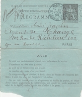 France Entier Postal 50c Noir Type Chaplain 1895 - Pneumatiques