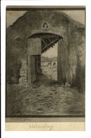 CPM - Carte Postale Belgique -Alsenberg - Pastel: La Porte Rouge-1947 VM988 - Beersel