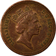 Monnaie, Grande-Bretagne, Elizabeth II, Penny, 1988, British Royal Mint, TTB - 1 Penny & 1 New Penny