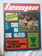 1979 TEMPO YUGOSLAVIA SERBIA SPORT FOOTBALL MAGAZINE NEWSPAPERS  Highbury ARSENAL RED STAR Viv Anderson China Basketball - Other & Unclassified