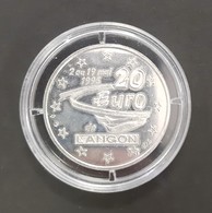 LANGON - 20 EURO Argent - 2 Au 19 Mai 1996 (200 Exemplaires) - Euros Des Villes