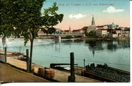 006677  Blick Auf Crossen A. D. Oder Mit Oderbrücke  1919 - Neumark