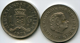 Antilles Neérlandaises Netherlands Antilles 1 Gulden 1971 KM 12 - Antilles Néerlandaises