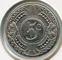 Antilles Neérlandaises Netherlands Antilles 5 Cents 1996 UNC KM 33 - Niederländische Antillen