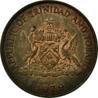 Monnaie, TRINIDAD & TOBAGO, 5 Cents, 1979, TTB, Bronze, KM:30 - Trinité & Tobago