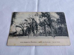 Delcampe - ANTIQUE POSTCARD PORTUGAL VILA NOGUEIRA DE AZEITÃO - JARDIM DAS BALDRUCAS - QUINTA CABRAL CIRCULATED NO STAMP - Setúbal