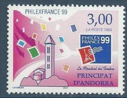 Andorre YT 518 " Philexfrance " 1999 Neuf** - Unused Stamps