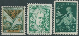 OLANDA-HOLLAND-NEDERLAND 1925-1928-1938 , 25c-2+(2)c-5+(3)c , Not Used,Hinged-Stampworld Value€10,50 - Neufs