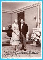 PRINCESSE GRACE DE MONACO & PRINCE RAINIER III ** Original Autograph - Hand Signed ** Autographe Princess Grace Kelly RR - Autógrafos