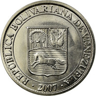 Monnaie, Venezuela, 12-1/2 Centimos, 2007, Maracay, SUP, Nickel Plated Steel - Venezuela