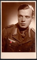 B3430 - TOP 2. WK WW - Soldat Porträt Uniform - Fotografie