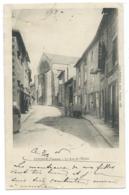 CPA VIVONNE, LA RUE DE L'EGLISE, VIENNE 86 - Vivonne