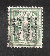 Perfin/perforé/lochung Switzerland No YT66/102   BH   Basler Handelsmuhle Basel - Gezähnt (perforiert)