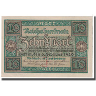 Billet, Allemagne, 10 Mark, 1920, 1920-02-06, KM:67a, SPL - 10 Mark