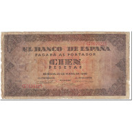 Billet, Espagne, 100 Pesetas, 1938, 1938-05-20, KM:113a, B - 100 Peseten