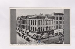 CPA PHOTO RICHMOND, THE I.O.O.F BUILDING. STH AND MAIN STS - Richmond