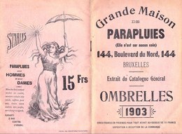 1903 LIVRET DE PUBLICITE DE PARAPLUIE STARLYS - SMALL BOOKLET OF PUBLICITY FOR UMBRELLA - 16 Pages - Publicités