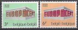 EUROPA - CEPT 1969 - Belgique - 2 Val Neufs // Mnh - 1969