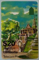CAMBODIA - $20 - Anritsu - ICM3-1 - First Issue - OTC Int - Used - Cambodia