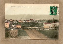 CPA - SAINT-JULIEN-en-GENEVOIS (74) - Aspect Du Bourg En 1910 - Carte Colorisée - Saint-Julien-en-Genevois
