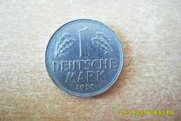 1 Mark/RFA De 1958J=Hambourg.(Tranche Avec Arabesque) En TTB+./4;5 M Exp.environ. - 1 Mark