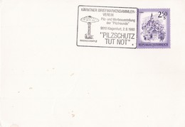 Enveloppe Autrichienne Avec Cachet Commémoratif Coulemelle Champignon Champignons Mushroom Setas Pilze - Funghi