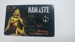 Nepal-NAMASTE-(prepiad Recharge Card)-(rs.200)-(7)-(1519320528608)-(31.12.2010)-used Card - Népal