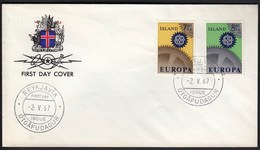 Island Reykjavik 1967 / Europa CEPT / FDC - 1967