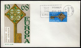 Spain Madrid 1968 / Europa CEPT / FDC / Key - 1968