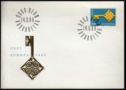 Switzerland Bern 1968 / Europa CEPT / FDC / Key - 1968