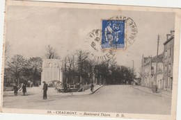 CHAUMONT  52  HAUTE MARNE  CPA  BOULEVARD THIERS - Chaumont