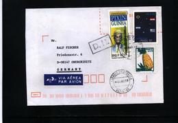 Brazil 1999 Interesting Airmail Letter - Brieven En Documenten