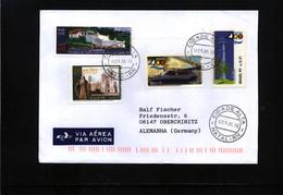 Brazil 1999 Interesting Airmail Letter - Brieven En Documenten
