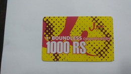 Nepal-JERO Mobile-boundless Opportunities-(rs.1000)-(19)-(4920386397628)-(not Date Out Side)-used Card - Népal