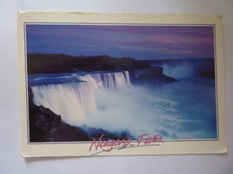 Cartolina Viaggiata "NIAGARA FALLS" 2001 - Modern Cards