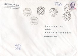 Czech Republic 1996, Dvur  Kralove Nad Labem, ,  Underpaid Postage Due  Cover To Pardubic.  - Interesting - Brieven En Documenten