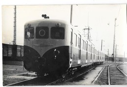 CHEMIN DE FER Photographie Format Cpa Autorail Micheline Gros Plan - Matériel