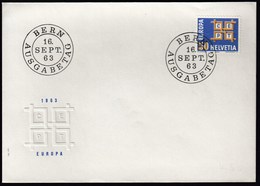 Switzerland 1963 / Europa CEPT / FDC - 1963