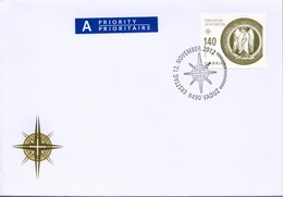 2012 , LIECHTENSTEIN , VADUZ - ARCÁNGEL GABRIEL. - Storia Postale