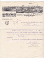 Chemische Fabrik Flörsheim A. Main. Mitteilung Betreffend Rechnung 1915 Nach Menziken (Schweiz) - Sonstige & Ohne Zuordnung